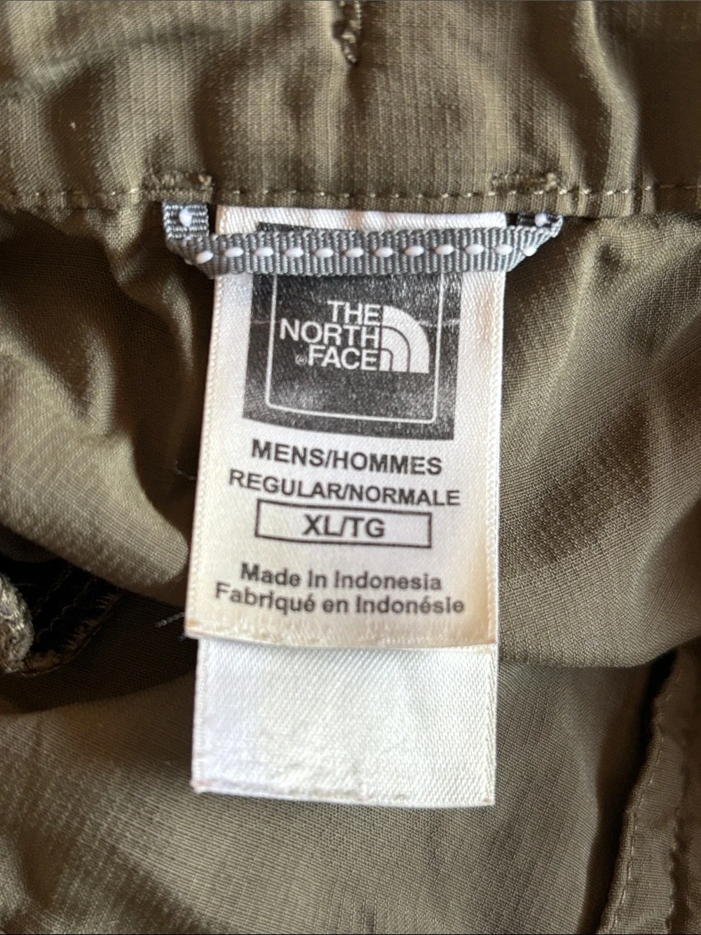 The North Face Green Cargo Hiking Shorts Size XL